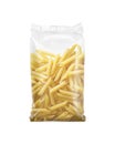 an image of a Penne Pasta Package isolated on a white background Royalty Free Stock Photo