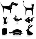 Pet Store Animals Icon Set