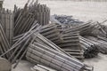 Wood Fences on the beach