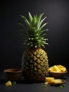 image of a pineapple for juicing