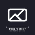 Image pixel perfect white linear ui icon for dark theme