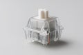 Mechanical Keyboard Switch Close-Up. Transparent Housing Royalty Free Stock Photo