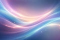 Multicolored Pastel Light Waves with Sparkles on Gradient Background Royalty Free Stock Photo