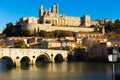 Image of Pont Vieux and St Nazaire Cathedral in Beziers