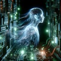 Synthesis of Human Consciousness with Cybernetic Technology in Ethereal Form