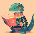 Curious Lizard Reading Book