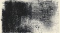 Monochrome Abstract Expressionist Brushwork texture