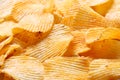 Image of potato chips background Royalty Free Stock Photo