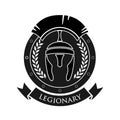 Military symbol, legionary`s badge.