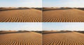 Abstract Desert Sand Pattern CollageBackground Royalty Free Stock Photo