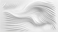 A white abstract design with curved lines and a wave-like pattern. Royalty Free Stock Photo