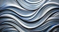A digital illustration of a wave-like pattern composed of overlapping curved lines in shades of blue and gray.