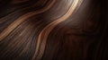 Dark Brown Wood Grain with Light Brown Strips Royalty Free Stock Photo