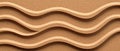 A textured image of sand with a repeating wave pattern. Royalty Free Stock Photo