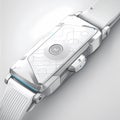 Modern Tech-Styled Watch for Futuristic Style Royalty Free Stock Photo