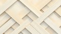 A geometric pattern of light beige wooden planks forming a lattice-like design.