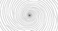 Abstract black and white hypnotic vortex design Royalty Free Stock Photo
