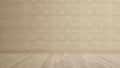 Minimalist wooden interior with floor and wall perfect for product display Royalty Free Stock Photo
