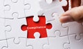 Image of Puzzle with Compliance and regulation Royalty Free Stock Photo