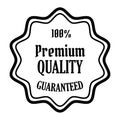 Quality seal of approval EPS vector file Royalty Free Stock Photo