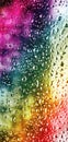 rain drops on glass,abstract background Royalty Free Stock Photo