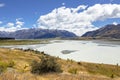 Rakaia River scenery in south New Zealand