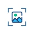 Image Recognition Icon for AI Technology