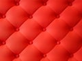 Image of a red luxurious stylish upholstered background with the buttons.