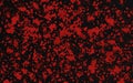 Image with red stains over black background Royalty Free Stock Photo