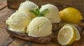 An image of refreshing lemon ice cream