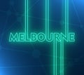 Melbourne city name.