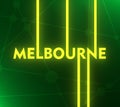 Melbourne city name.