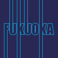 Fukuoka city name.