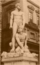 Hercules and Cacus, Florence, Piazza della Signoria, Statue, Italy.