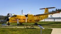 Image of the retired Buffalo search and rescue plane at the Comox Air Force Museum. Royalty Free Stock Photo