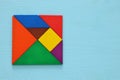 image of retro tangram puzzle