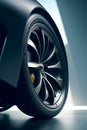 futuristic motors concept car focus mode-f100 perfect composition detailed generative ai