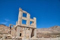 Rhyolite ghost town abandoned building front Royalty Free Stock Photo