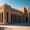 Riyadh, Saudi Arabia - June, 30 : A shot of King Fahd national library in the capital city. made with Generative AI