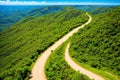 Road in Chapada dos Veadeiros Goi s Brazil made with Generative AI