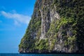 Rocks and vegetation on island in the Andaman sea