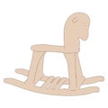 Image of rocking horse Royalty Free Stock Photo