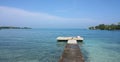 Image of the Rosario Islands. it`s an archipelago comprising 27 islands located about two hours by boat from Cartagena de Indias, Royalty Free Stock Photo