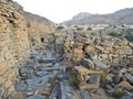 Image of ruins on Jebel Akhdar Royalty Free Stock Photo