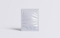 Sachet white color and realistic texture with a look good wrap Royalty Free Stock Photo