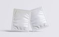 Sachet white color and realistic texture with a look good wrap Royalty Free Stock Photo