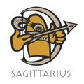 Image of Sagittarius astrological sign of zodiac Royalty Free Stock Photo