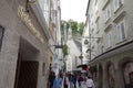 Salzburg city in Austria. Grain Lane