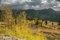 Storms Clouds over the San Juan mountains in Colorado Royalty Free Stock Photo