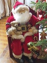 Santa at the Opera Guild Home Royalty Free Stock Photo